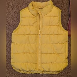 NWOT!! Baby GAP(2yrs), Quilted Puffer Vest- Mustard Yellow